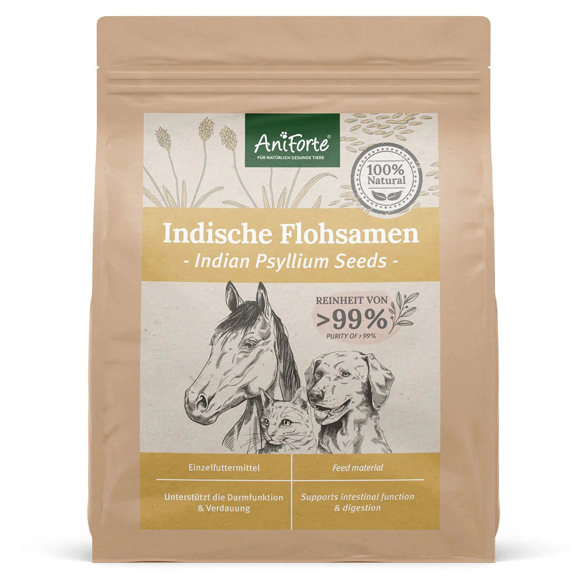 Indian Psyllium Seeds for Dogs Cats and Horses