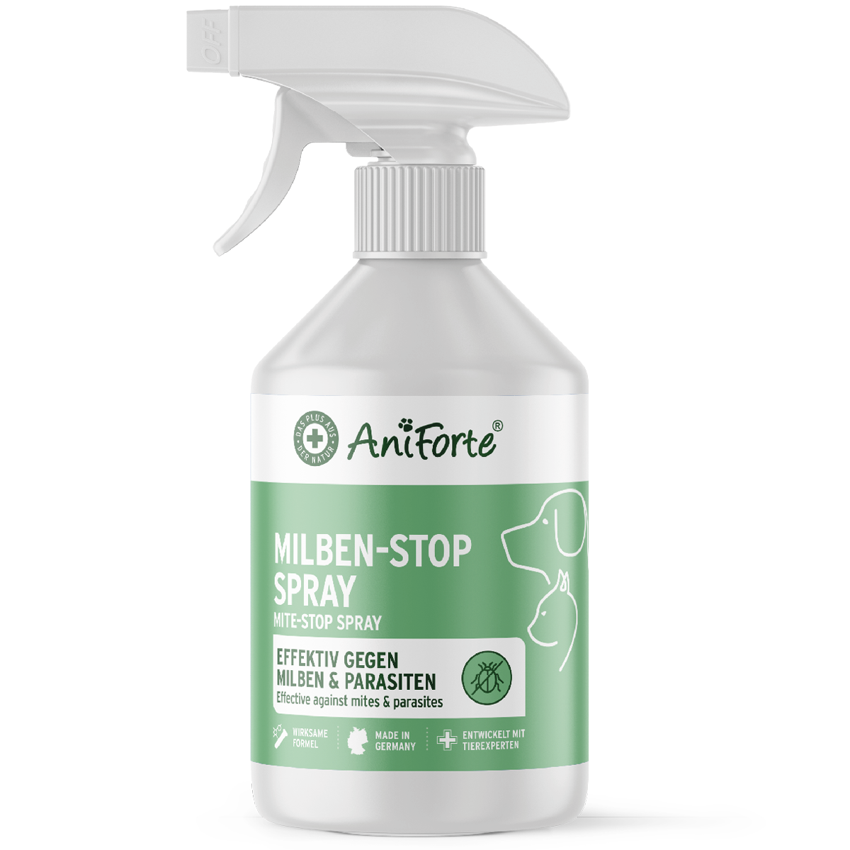 AniForte®Mite-STOP Spray - Natural Mite Repellent For Dogs and Cats