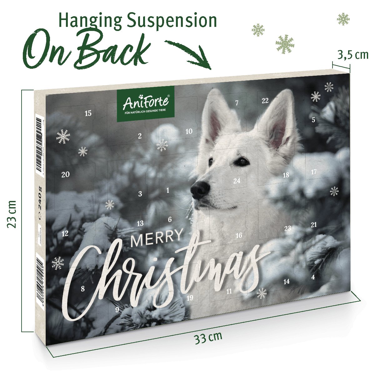 Advent Calendar "Merry Christmas" for Dogs - AniForte UK