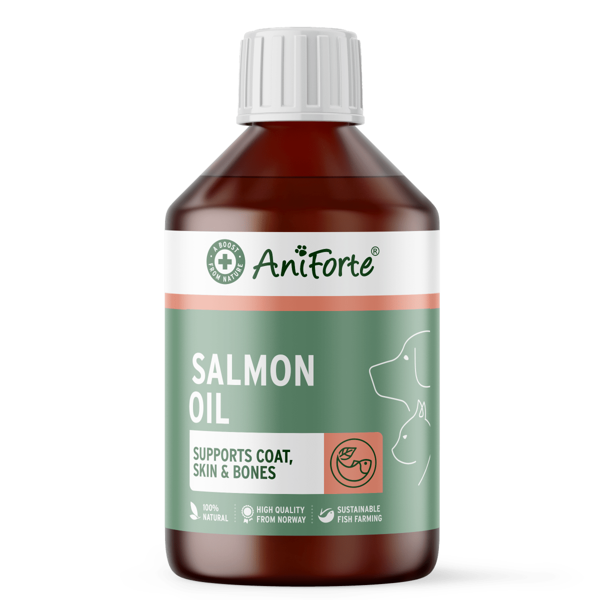 AniForte® Salmon Oil - For Dogs, Cats and Horses - AniForte UK