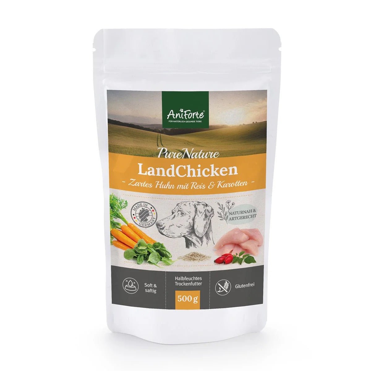 AniForte® Semi Moist Cold - Pressed Dog Food Chicken 500g - AniForte UK