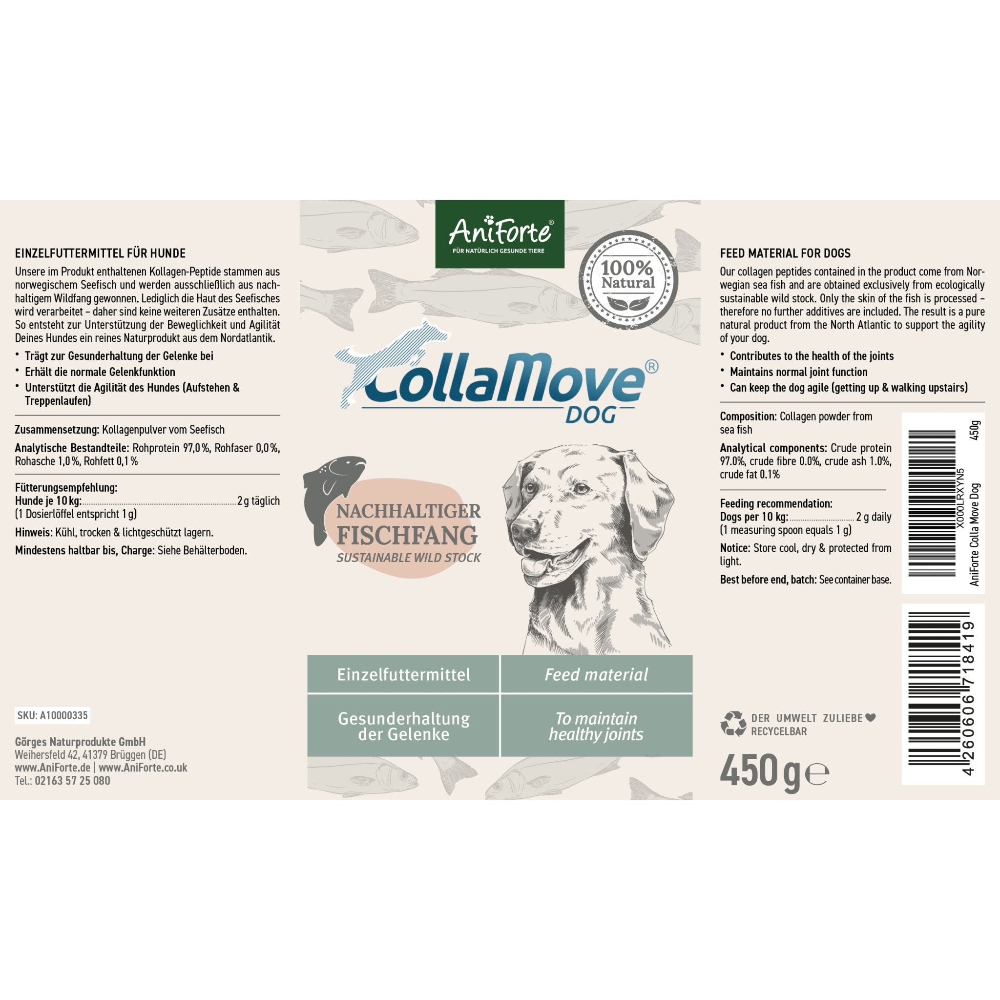 Joint Support for Dogs CollaMove Aniforte UK