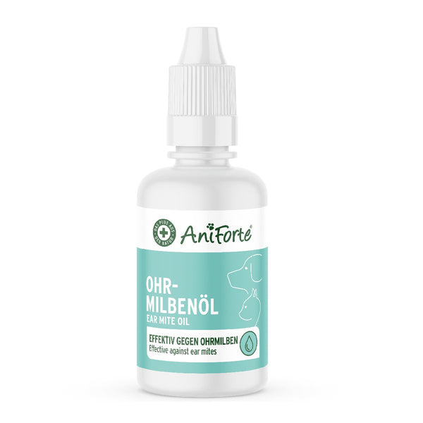 AniForte s Natural Ear Mite Treatment Oil Drops for Dogs Cats