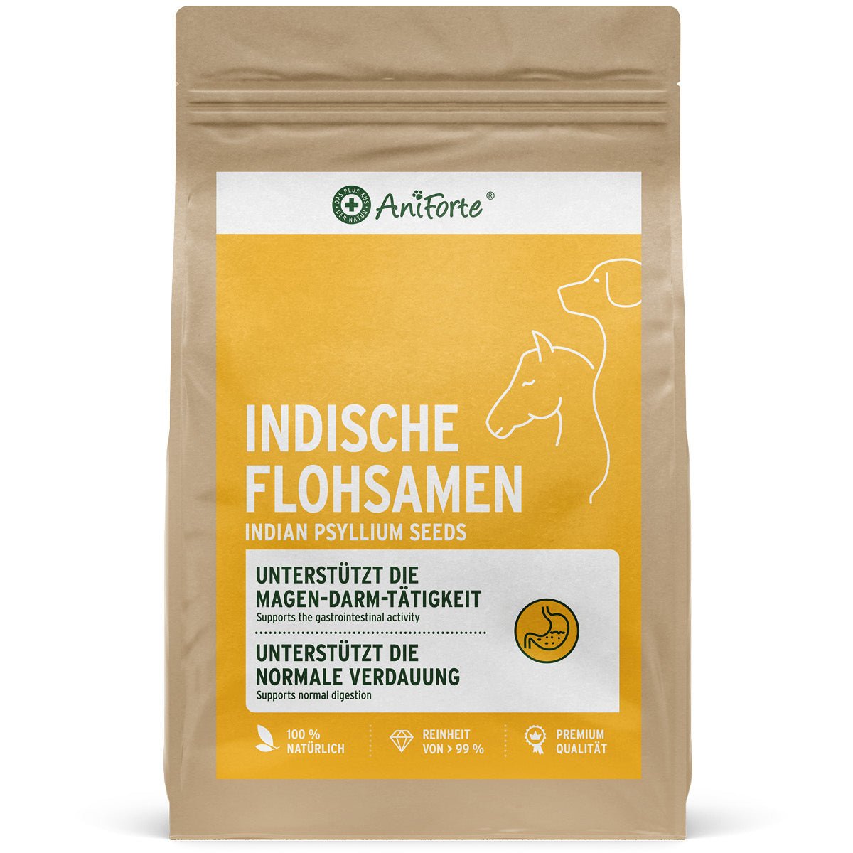 Indian Psyllium Seeds for Dogs, Cats and Horses - AniForte UK