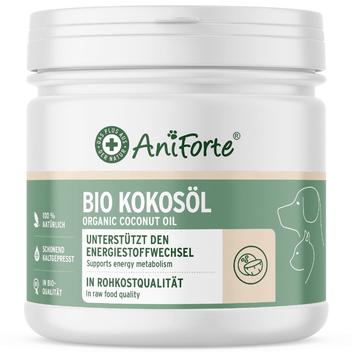 Organic Coconut Oil - AniForte UK