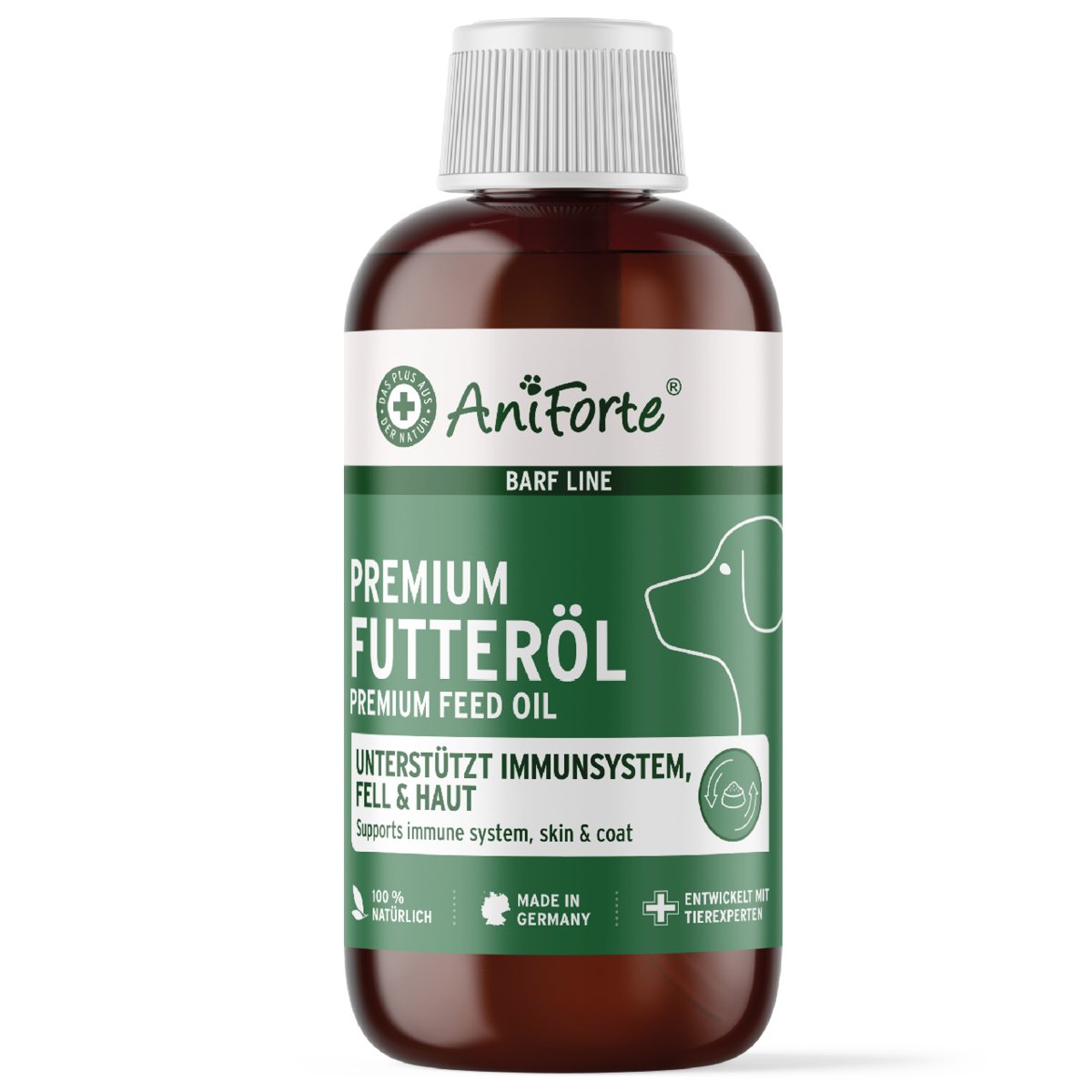 Premium Feed Oil for Dogs - available in 2 sizes - AniForte UK