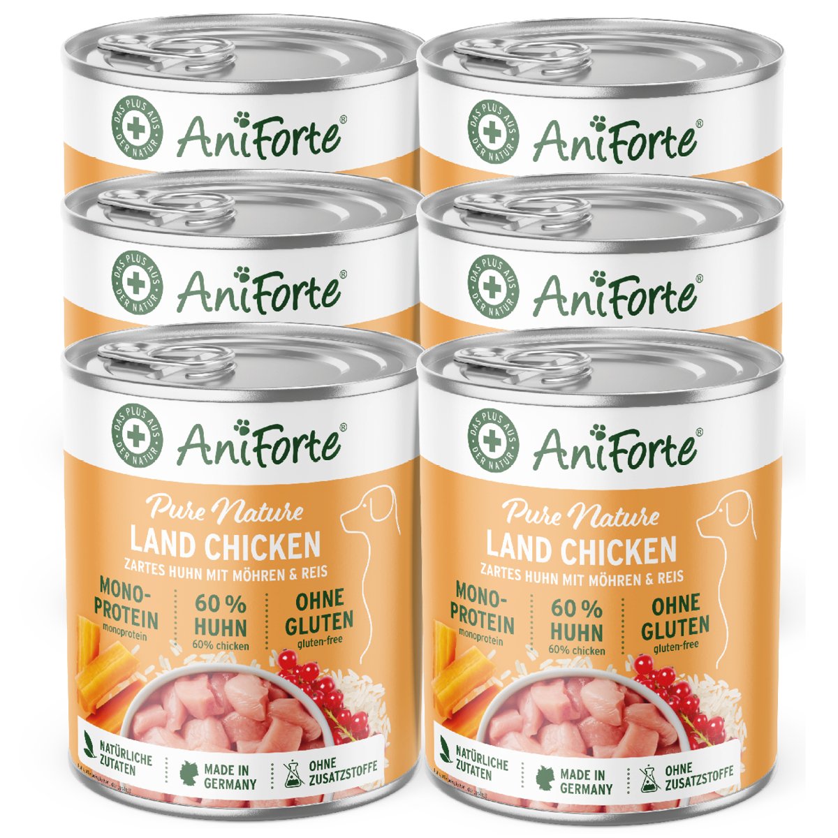 PureNature Country Chicken - Wet Food for Dogs - AniForte UK