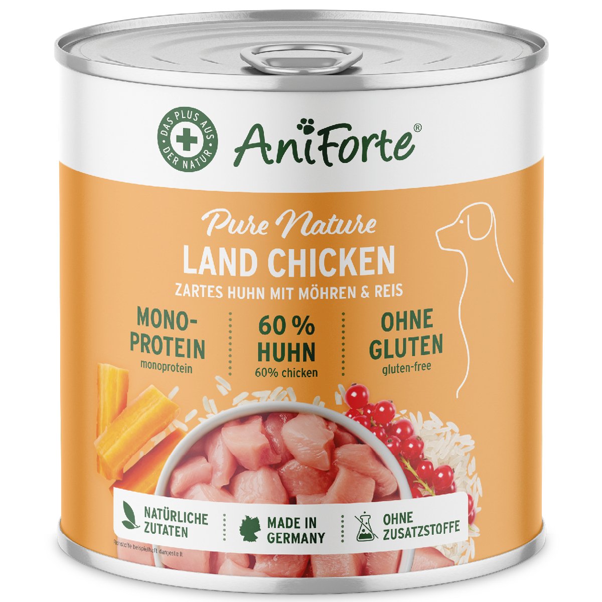 PureNature Country Chicken - Wet Food for Dogs - AniForte UK