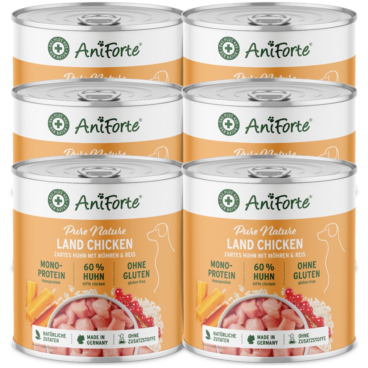 PureNature Country Chicken - Wet Food for Dogs - AniForte UK