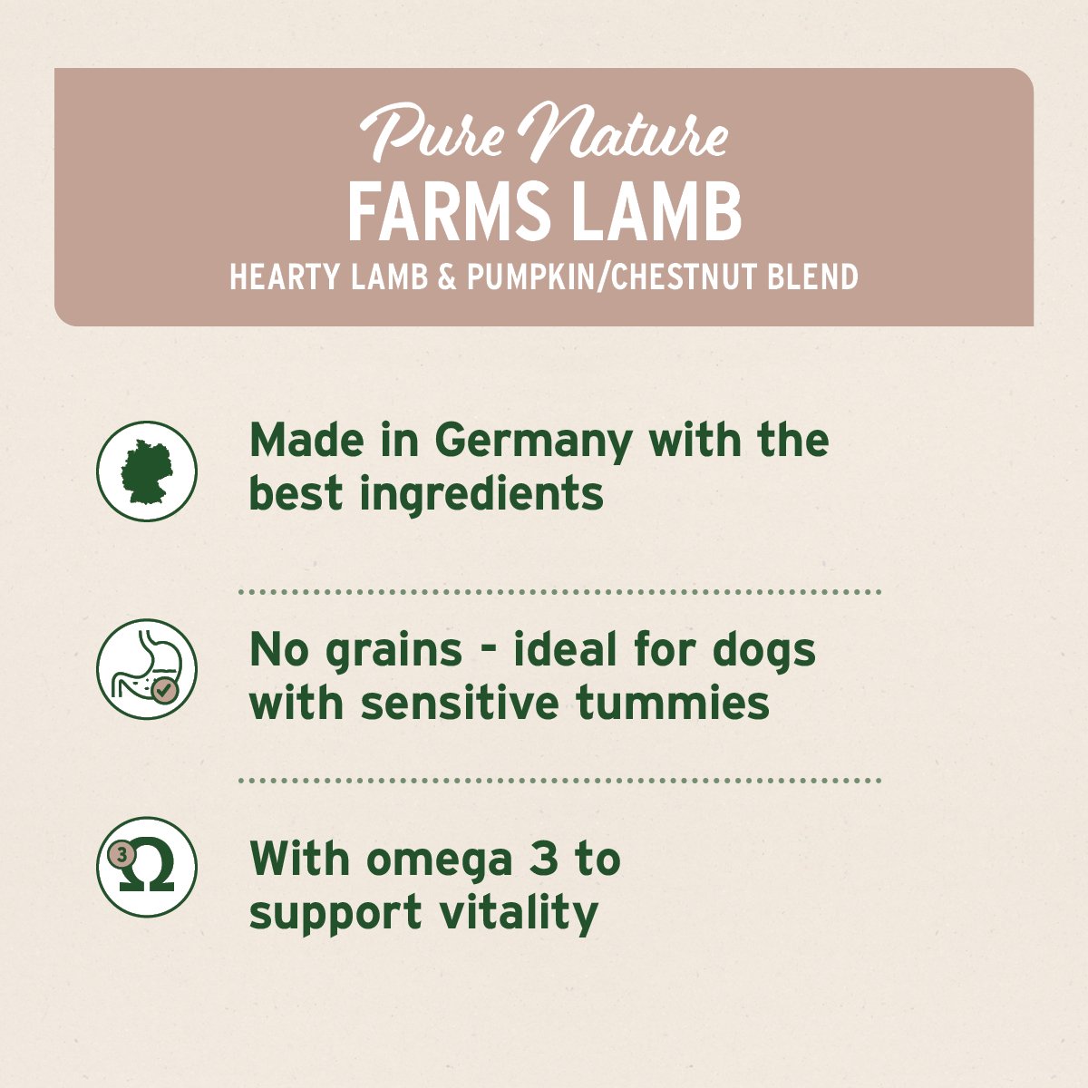 PureNature Farms Lamb - Wet Food for Dogs - AniForte UK