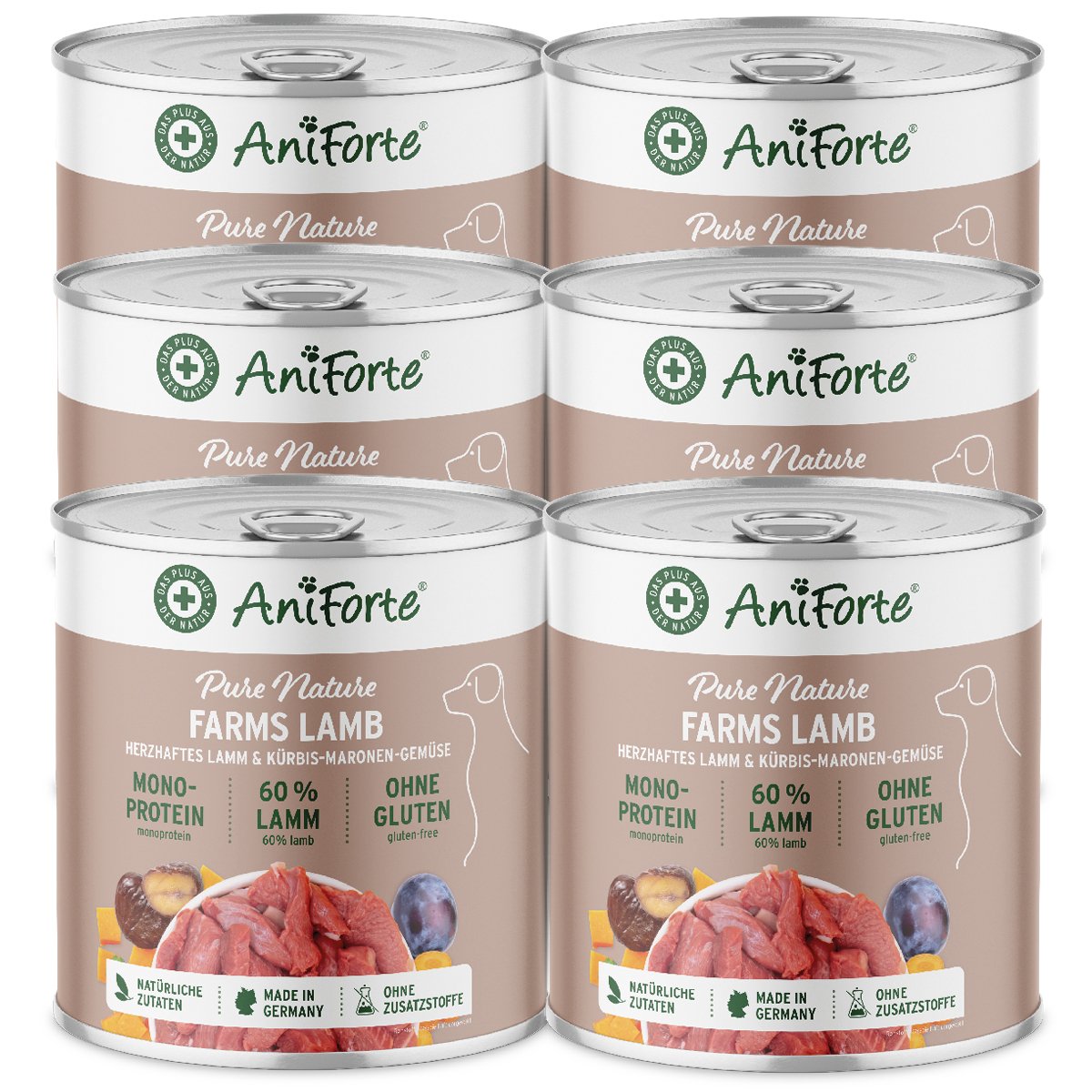 PureNature Farms Lamb - Wet Food for Dogs - AniForte UK