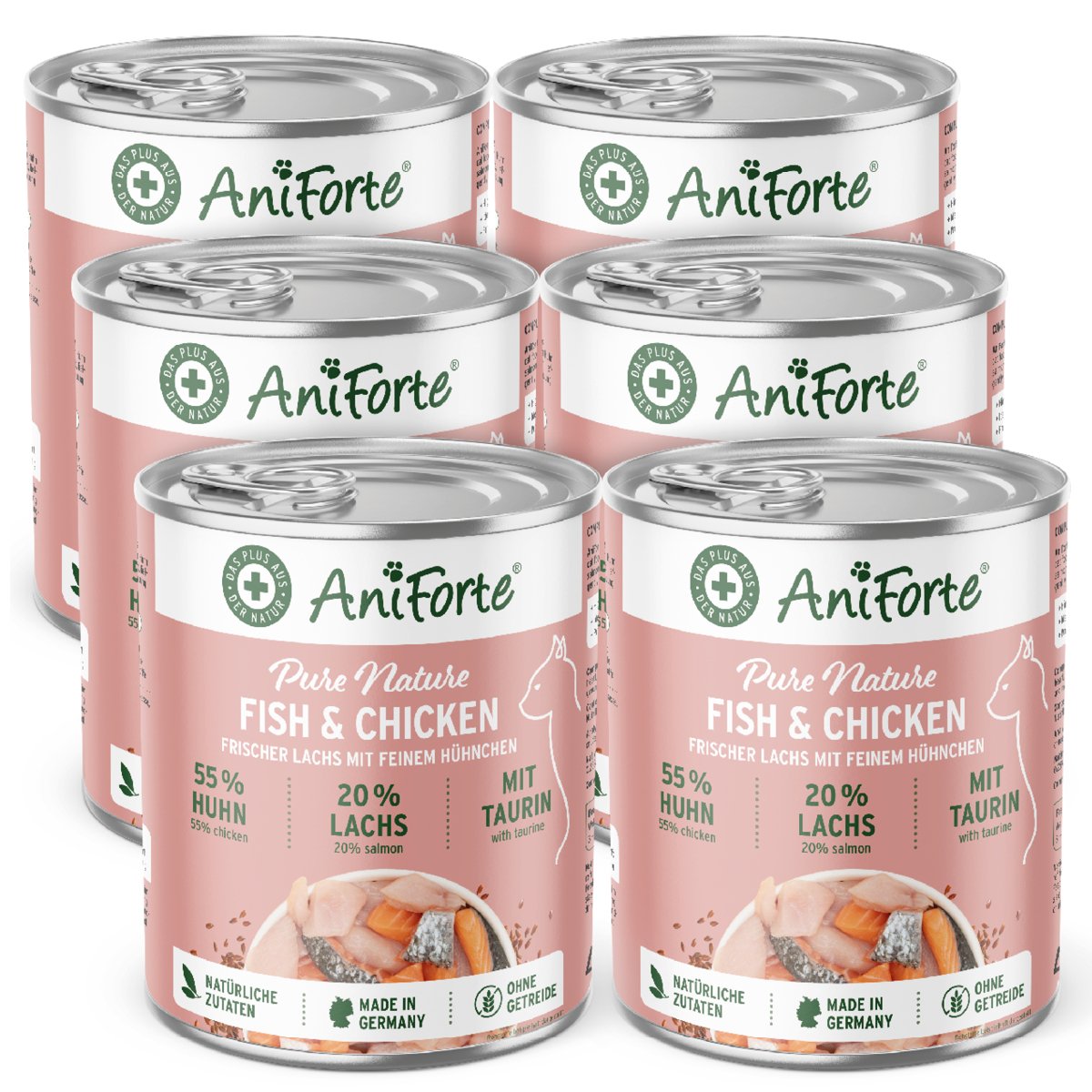 PureNature Fish & Chicken - Wet Food for Cats - AniForte UK