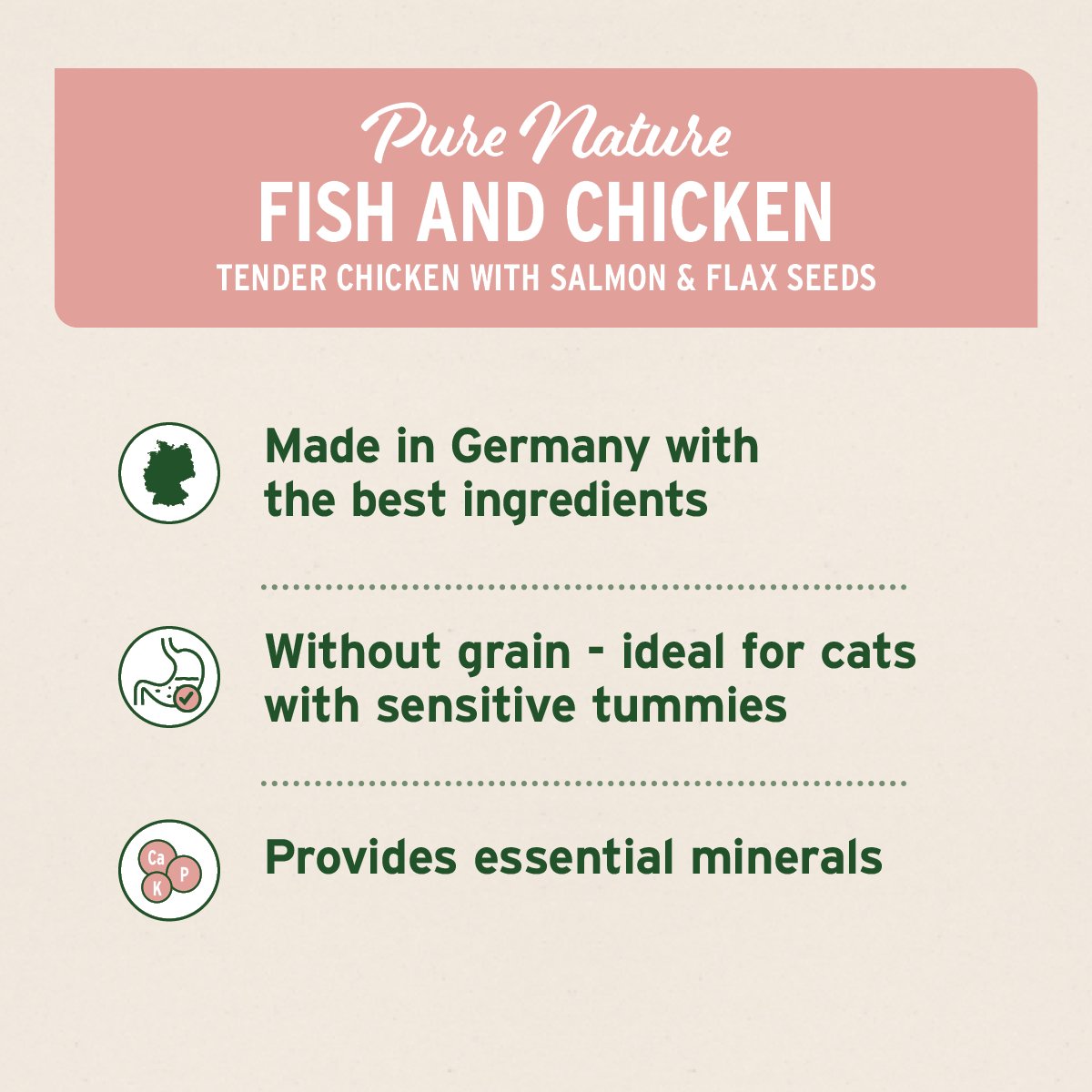 PureNature Fish & Chicken - Wet Food for Cats - AniForte UK