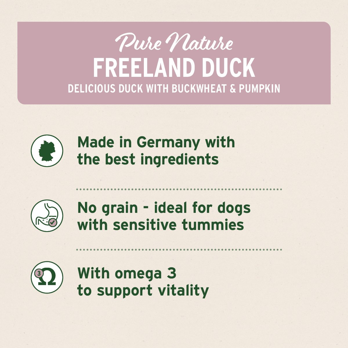 PureNature Freeland Duck - Wet food for Dogs - AniForte UK