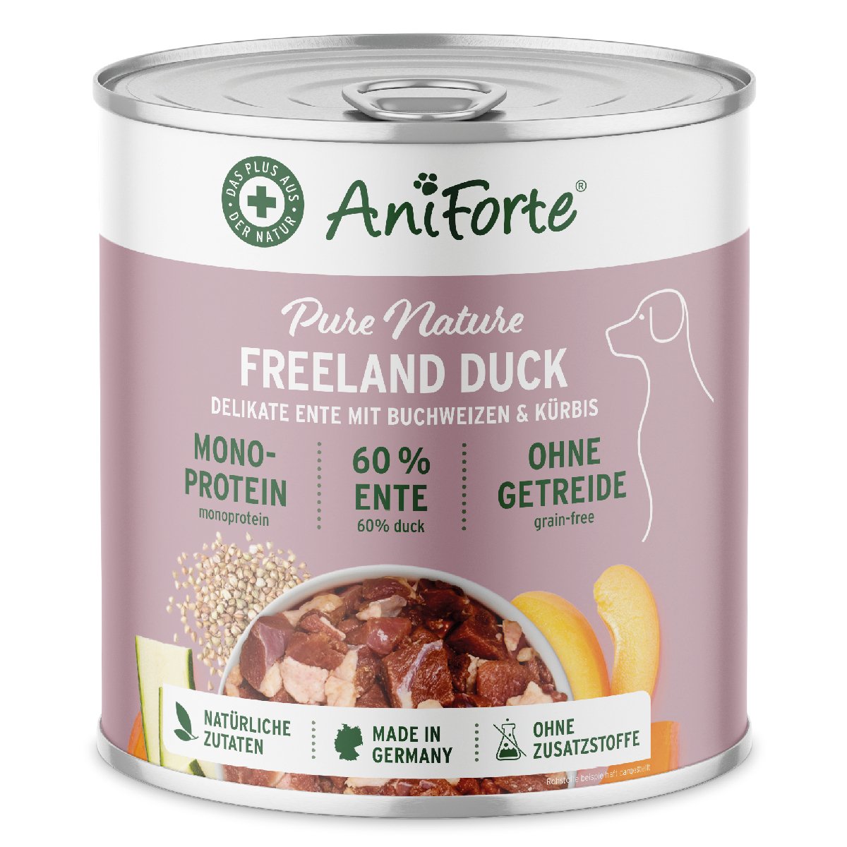 PureNature Freeland Duck - Wet food for Dogs - AniForte UK