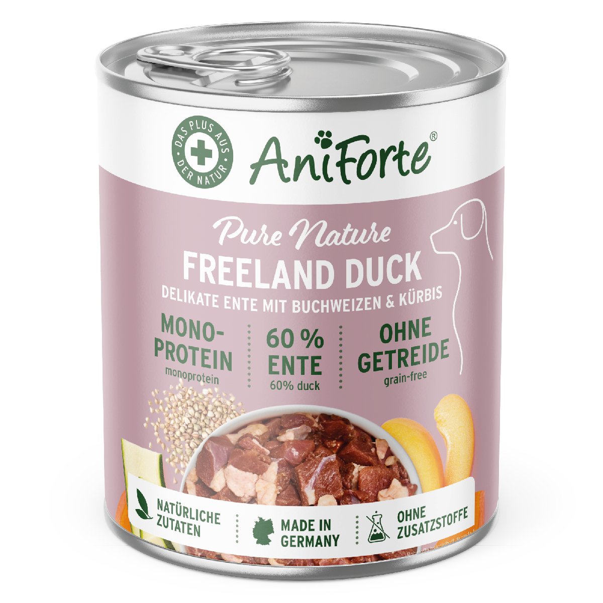 PureNature Freeland Duck - Wet food for Dogs - AniForte UK