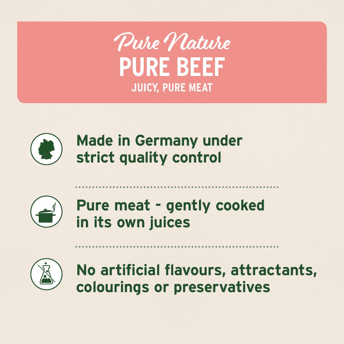 PureNature Pure Beef - Wet food for Dogs - AniForte UK