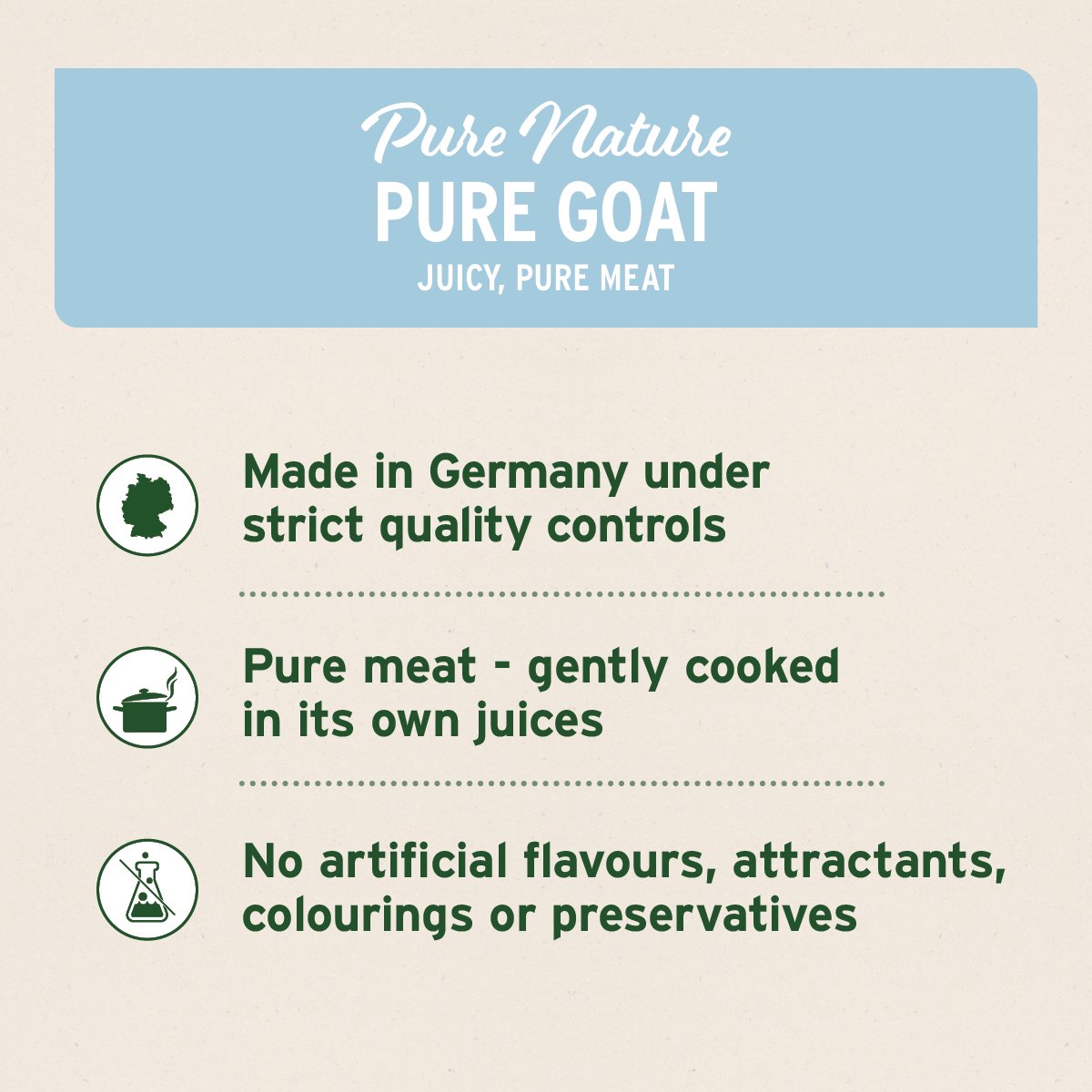 PureNature Pure Goat - Wet food for Dogs - AniForte UK