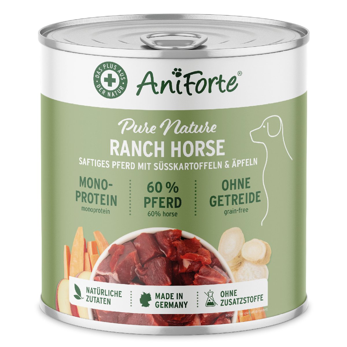 PureNature Ranch Horse - Wet Food for Dogs - AniForte UK