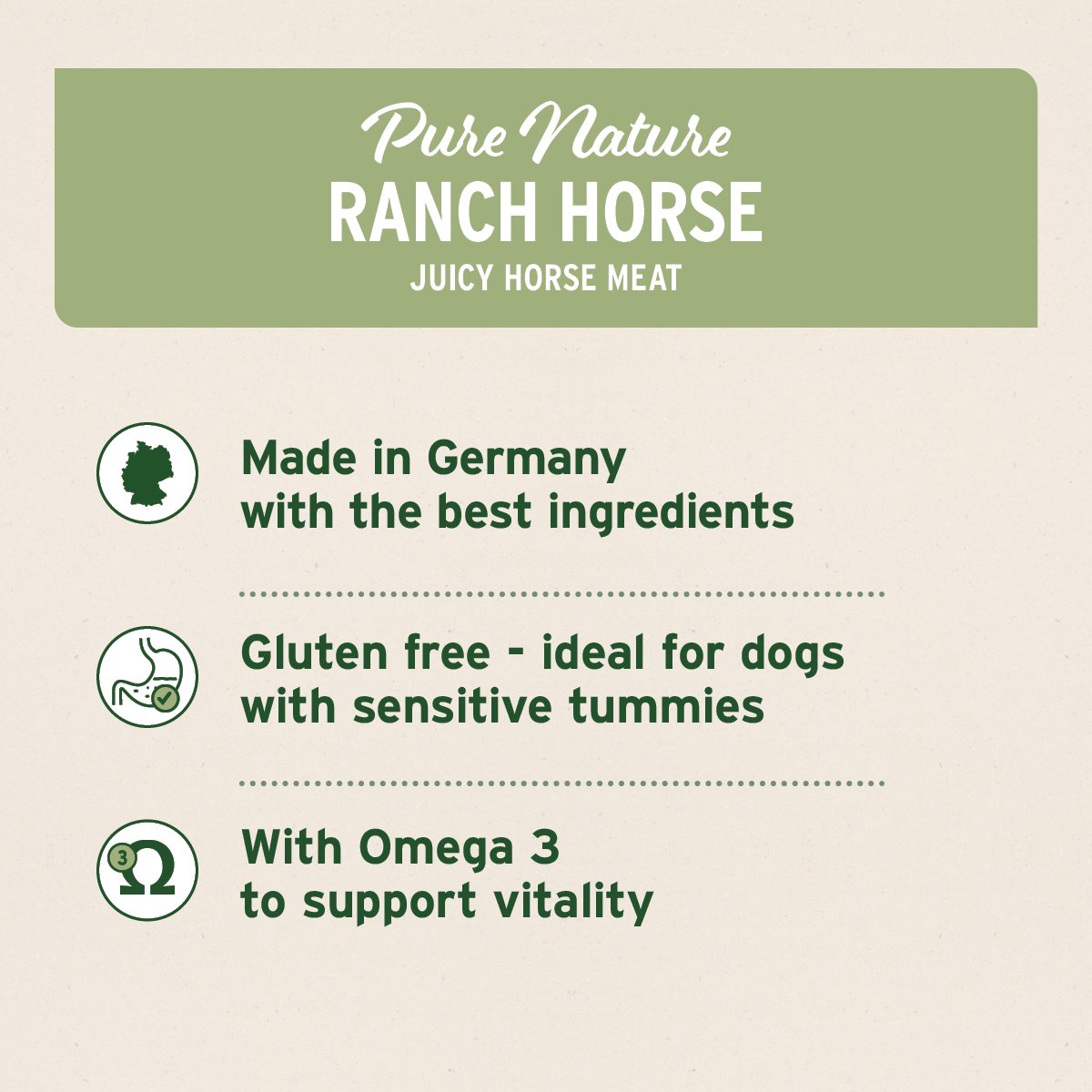 PureNature Ranch Horse - Wet Food for Dogs - AniForte UK