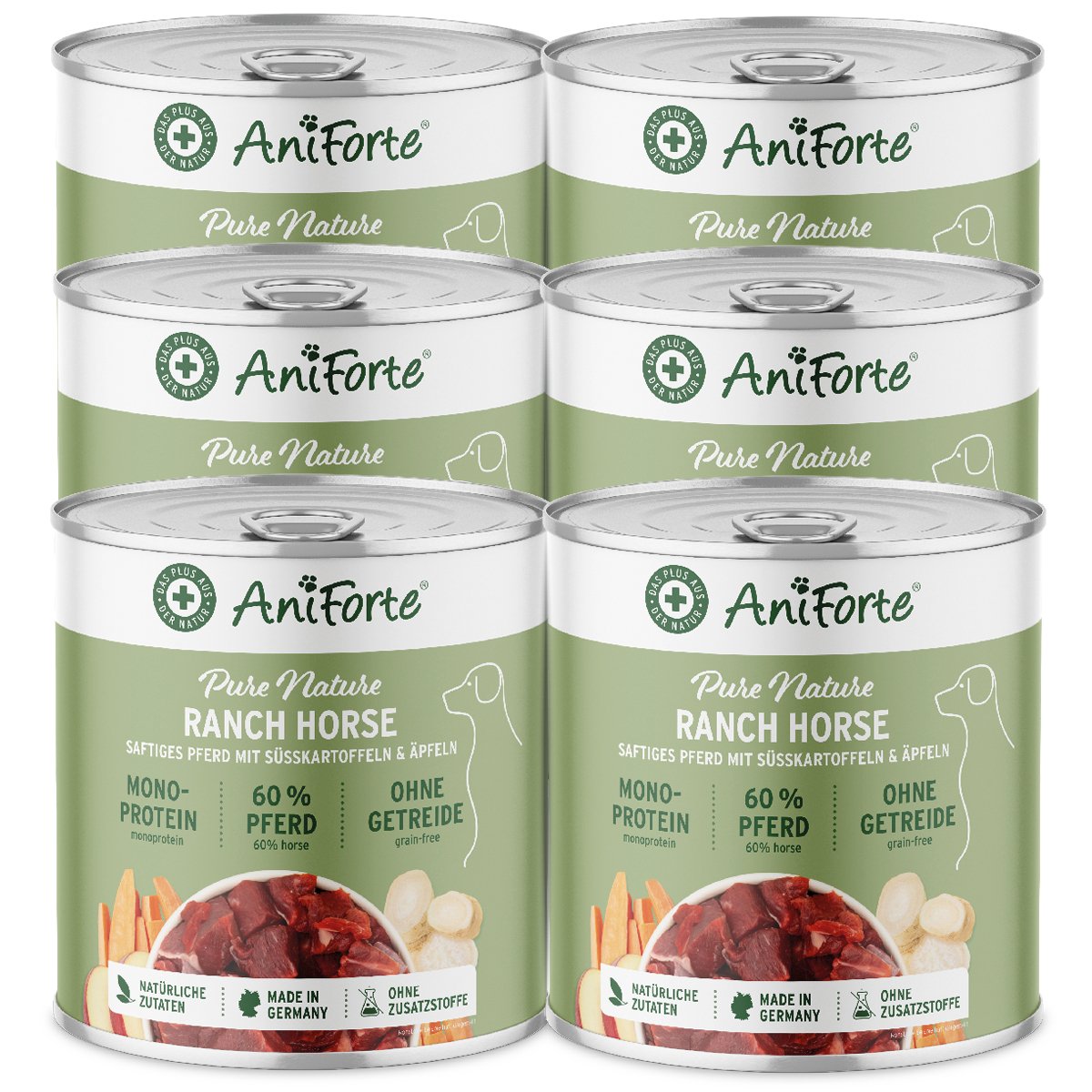 PureNature Ranch Horse - Wet Food for Dogs - AniForte UK