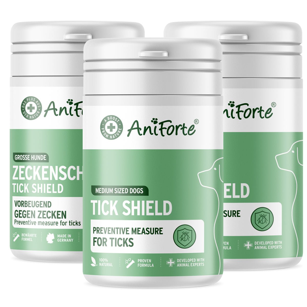 Tick Shield for Dogs - 60 Capsules - AniForte UK